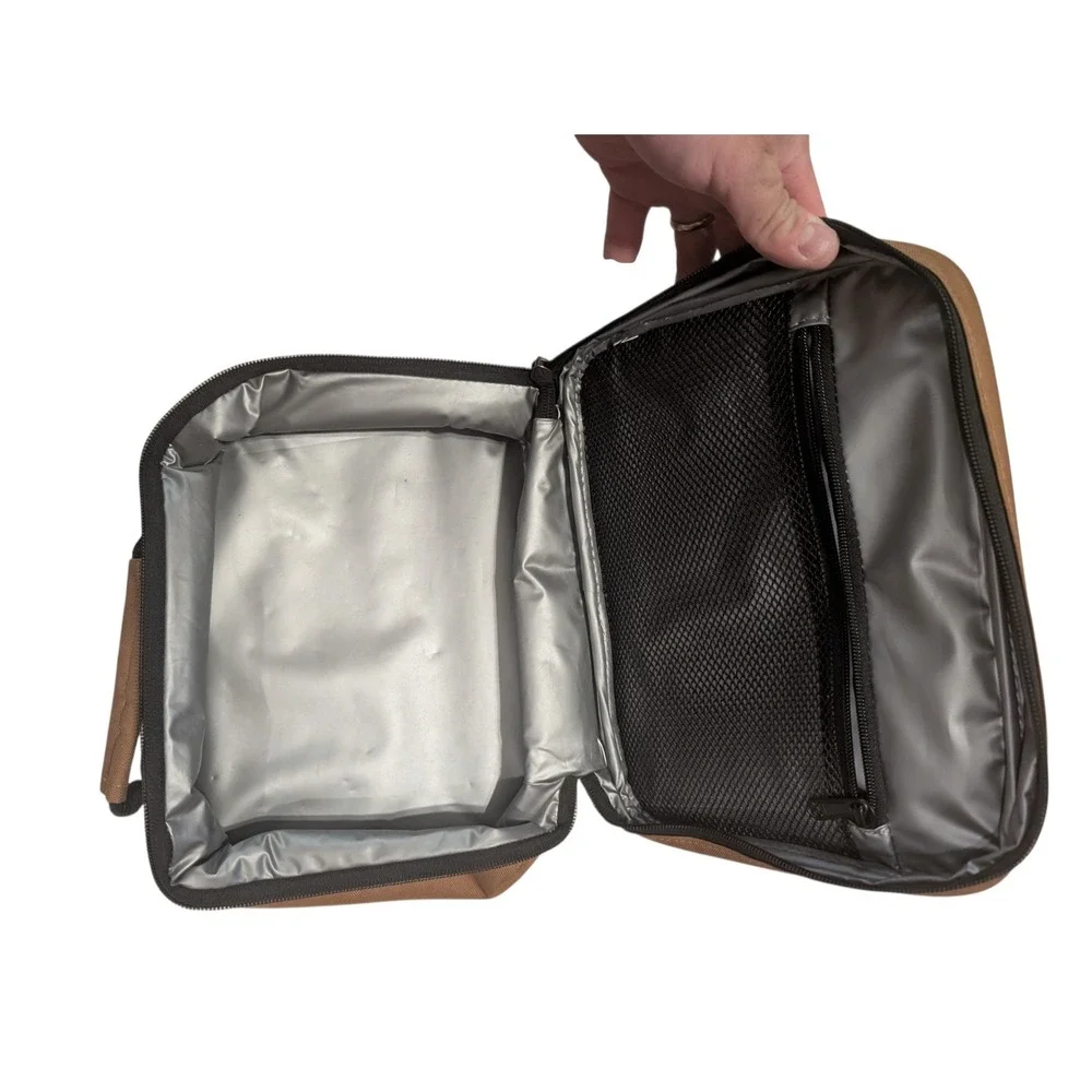 Carhartt Insulated Lunch Box Brown Canvas Utility Cooler Bag